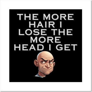 Hairloss humour gift Posters and Art